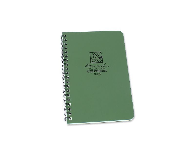 Rite in the Rain 4 5/8x7' All Weather Notebook - Olive