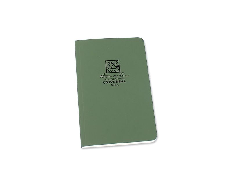Rite in the Rain 4 5/8x7 1/4' All Weather Notebook - Olive