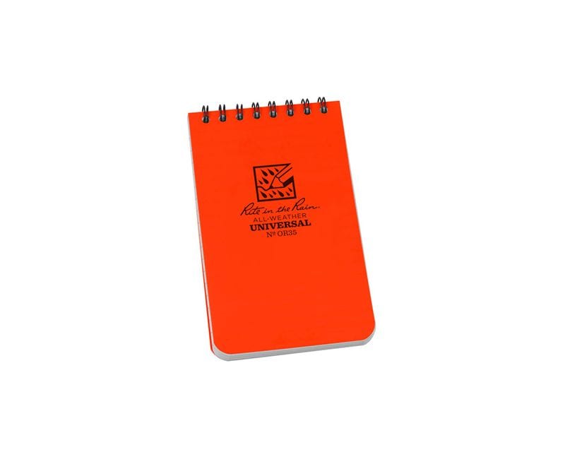 Rite in the Rain 3x5' All Weather Notebook - Orange