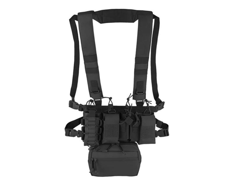 Camo Military Gear Storm Chest Rig - Black