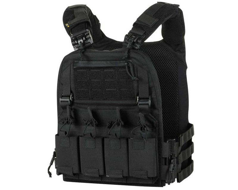 M-Tac Plate Carrier Cuirass Fast QRS Tactical Vest - Black - for L/XL Plates
