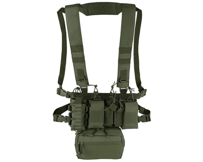 Camo Military Gear Storm Chest Rig - Olive