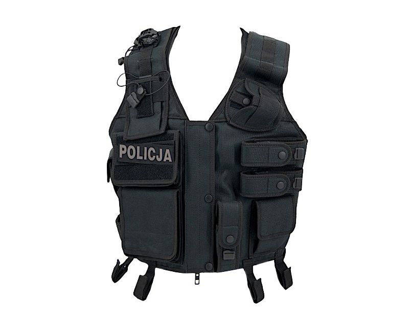 Iwo-Hest OPI tactical vest for left-handers - Black