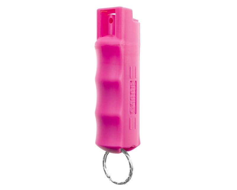 Pepper gas Sabre key ring NBCF Quick Release 16 ml Pink