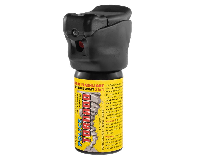 ESP Pepper Spray Flashlight Police Tornado 40 ml - steam