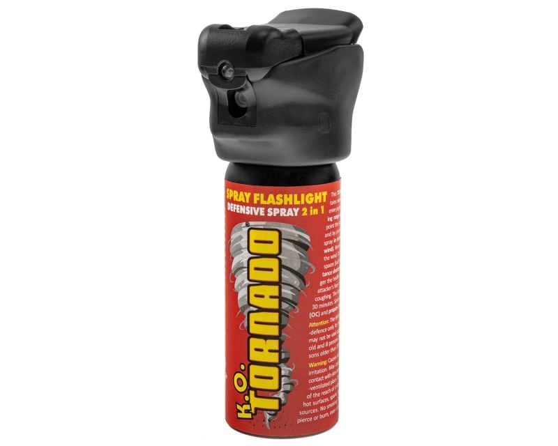 ESP Flashlight K.O. Tornado Pepper Spray 50 ml - stream