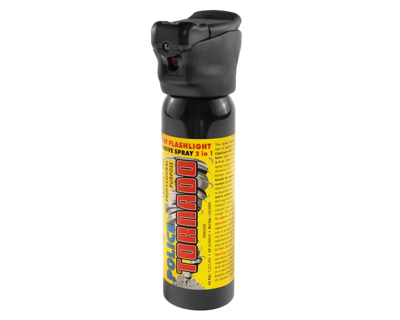ESP PEPPER GAS Spray Flashlight Police Tornado 100 ml-stream