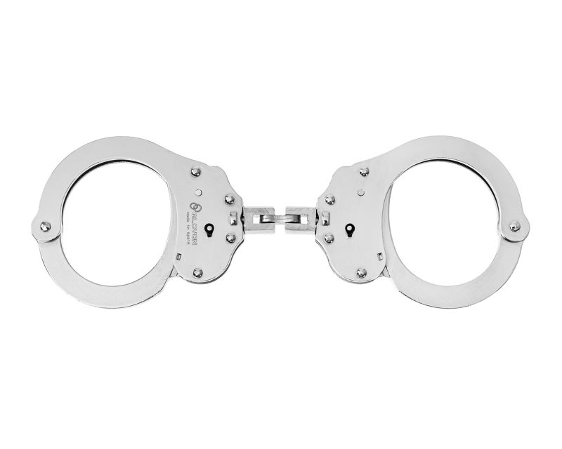 Alcyon Hoop Steel articulated handcuffs silver