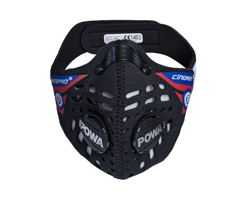 Respro CE Cinqro Anti-Smog Mask Black L