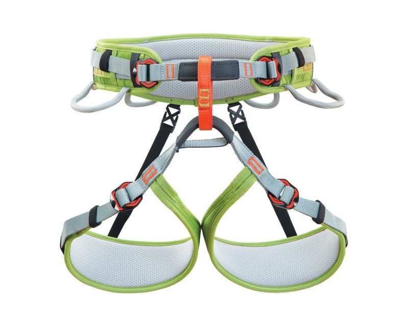 Climbing Technology Ascent climbing harness - Grey/Green L-XL