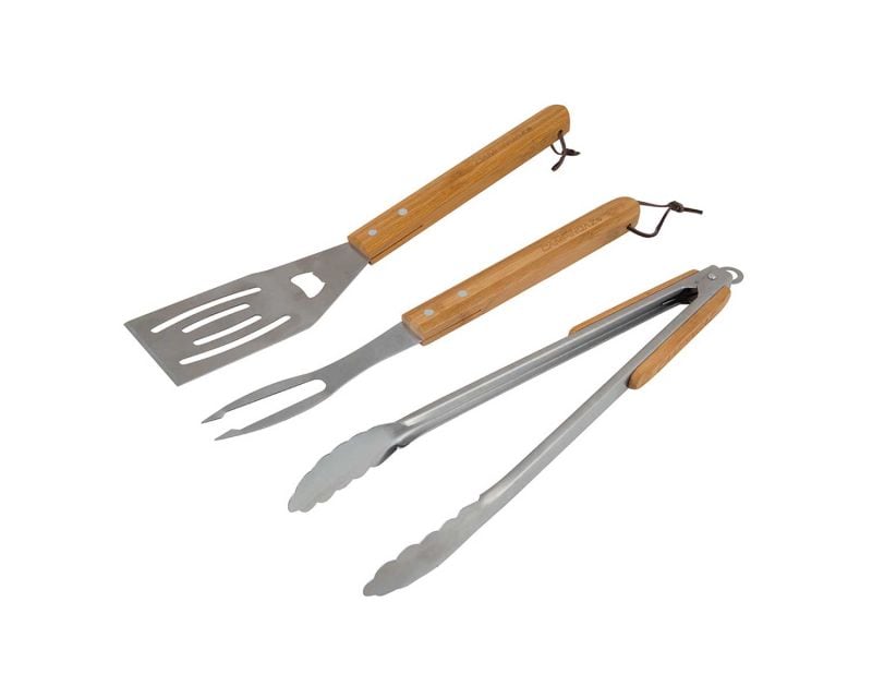 Campignaz Universal Utensil Kit Spatula, tongs & fork