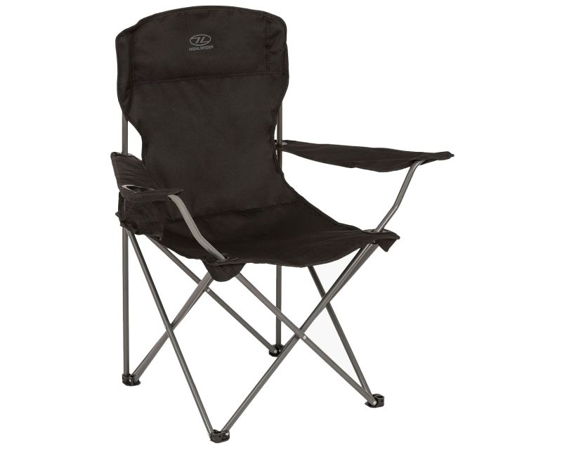 Highlander Edinburgh camp chair - Black