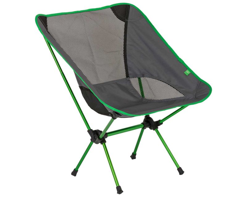 Highlander Outdoor Ayr folding camping chair - Green/Grey