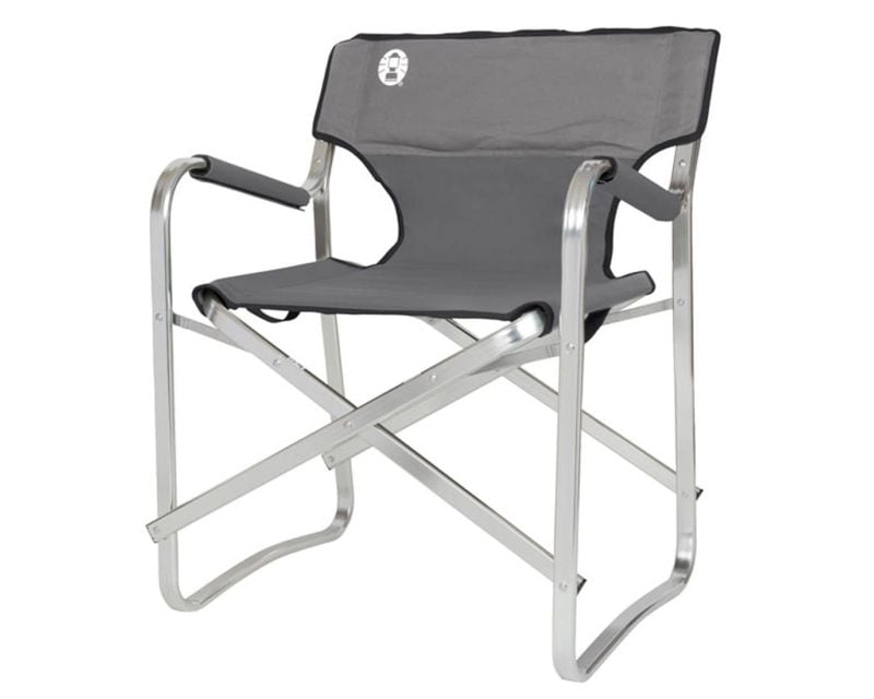 Coleman Deck Chair Aluminium folding tourist chair - Grey