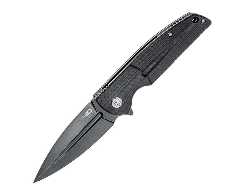 Bestech Knives Fin Blackwash Folding knife - Black
