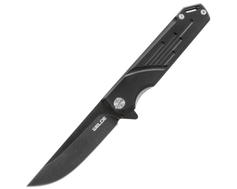 Welde D2F25 D2 Steel folding knife - Black