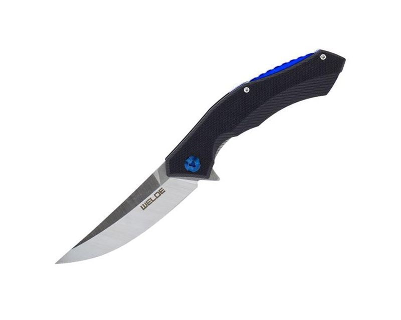 Welde D2F03 D2 Steel Folding Knife - Black