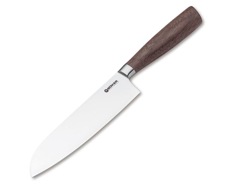 Boker Solingen Core Walnut Santoku Kitchen Knife