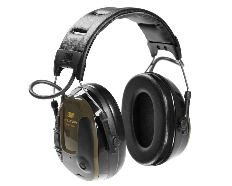 3M Peltor Protac Hunter SNR 26 dB Active Hearing Protectors - Green