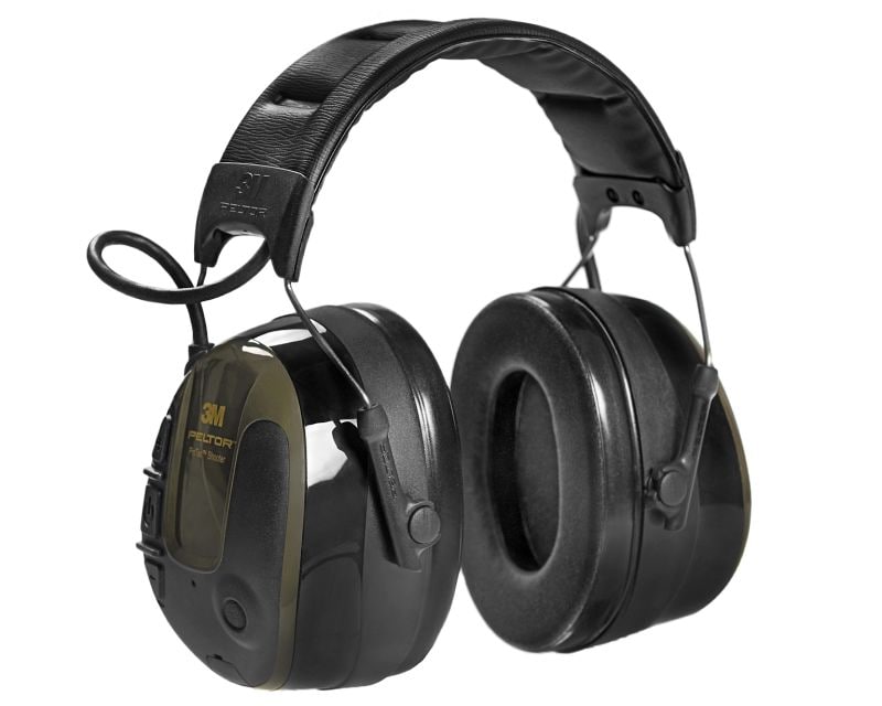 3M Peltor Protac Shooter SNR 32 dB Active Hearing Protectors - Green