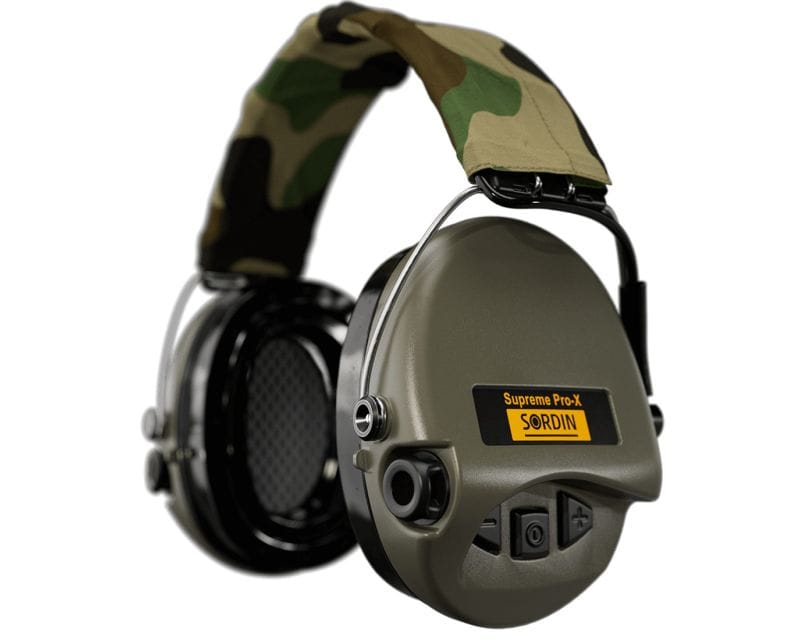 Sordin Supreme Pro-X LED Active Hearing Protectors Green