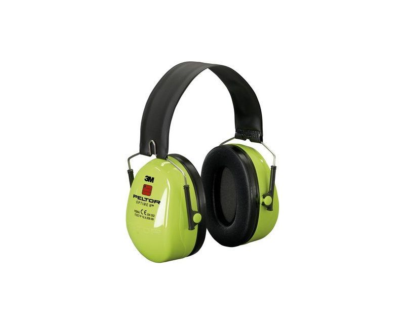 3M Peltor Optime II Hearing Protectors - Hi-Visibility