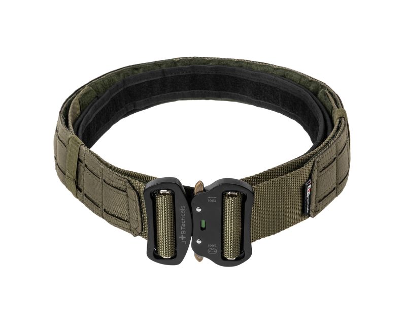 JB Tacticals MOLLE Laser Cut tactical belt with inner belt - Green