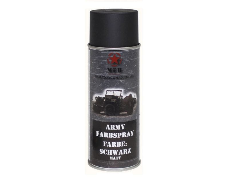 MFH NATO Spray Paint Black Mat 400 ml