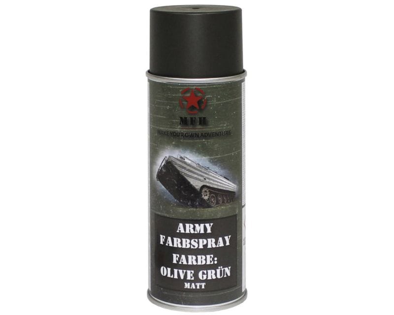 Military spray paint MFH Olive Green Mat 400 ml