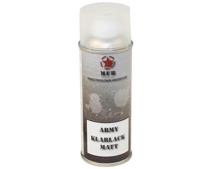 MFH Military spray paint 400 ml - Clear Coat