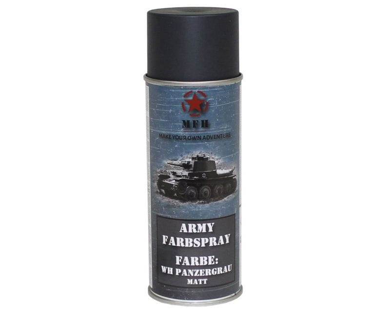 MFH Military spray paint 400 ml - WH Tank Grey (RAL7016)