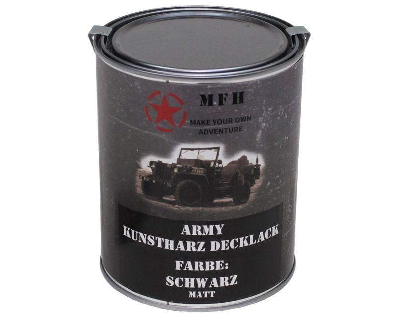 MFH Military paint in 1 l can - Black