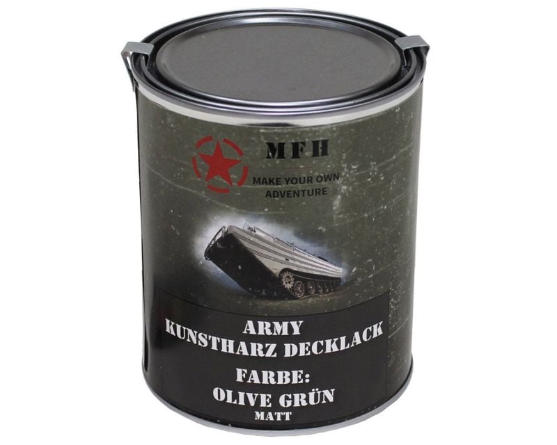 MFH Military paint in 1 l can - Olive Green
