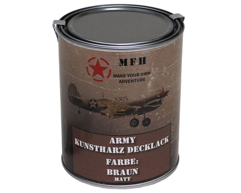 MFH Military paint in 1 l can - Brown