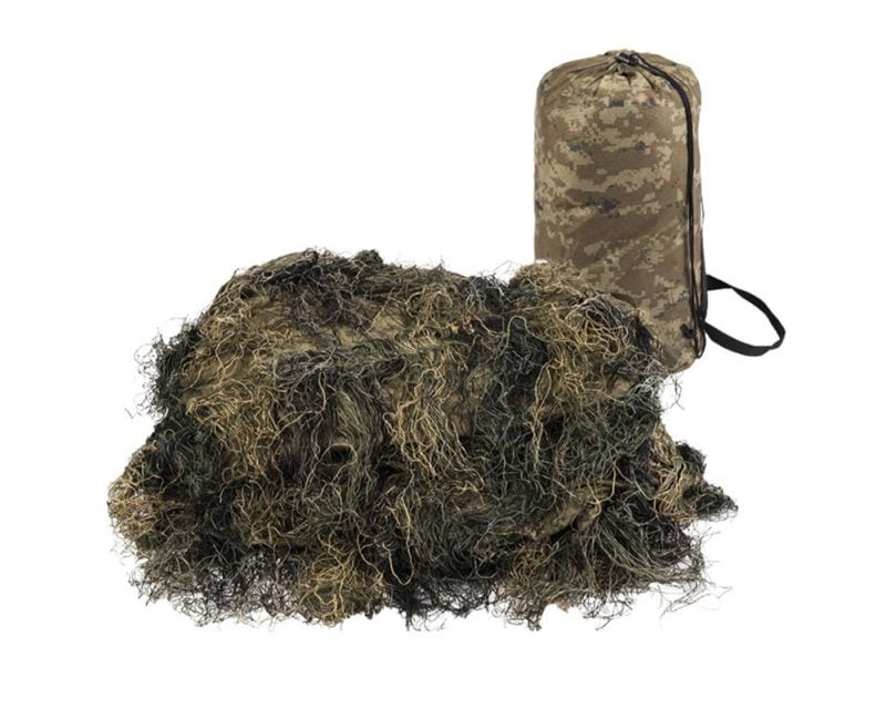 Mil-Tec Ghillie Cover Anti Fire camouflage net 300 x 200 cm - Woodland