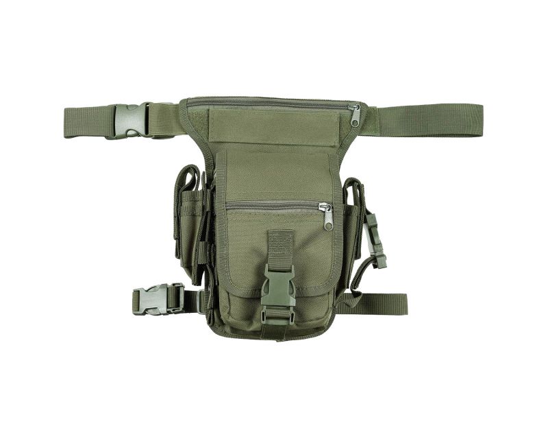 MFH hip bag with leg and belt fixation - Olive