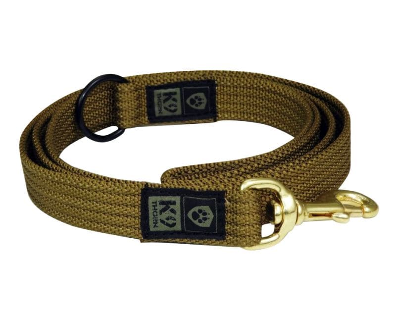 K9 Thorn with D-ring Coyote - 200 cm Leash