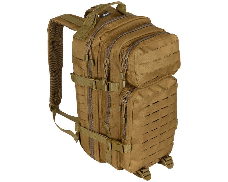 MFH Backpack US Assault I Laser Cut 30 l - Coyote Tan