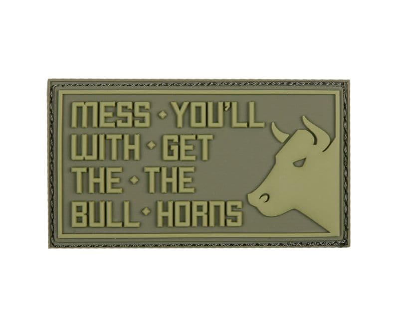 101 Inc. 3D Patch Mess With The Bull - Green