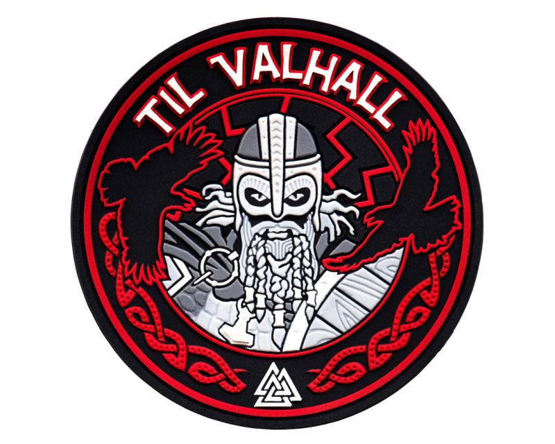 M-Tac Til Valhall PVC Black / Red Patch