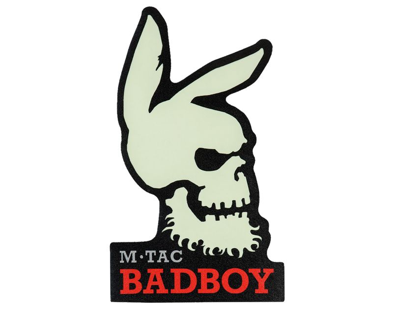 M-Tac Bad Boy fluorescent Patch - Black