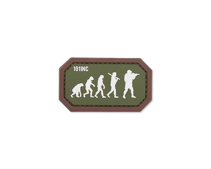 101 Inc. 3D Airsoft Evolution Morale Patch - Olive Drab