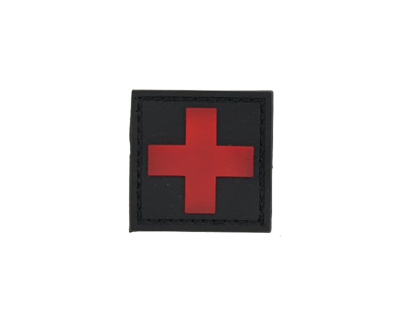 Medic PVC Velcro Emblem - Black