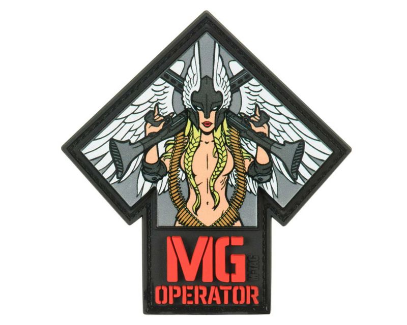 M-Tac MG Operator PVC patch - Red/Grey