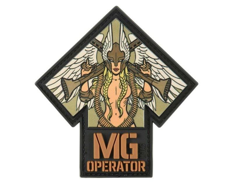 M-Tac MG Operator PVC patch - Black/Coyote