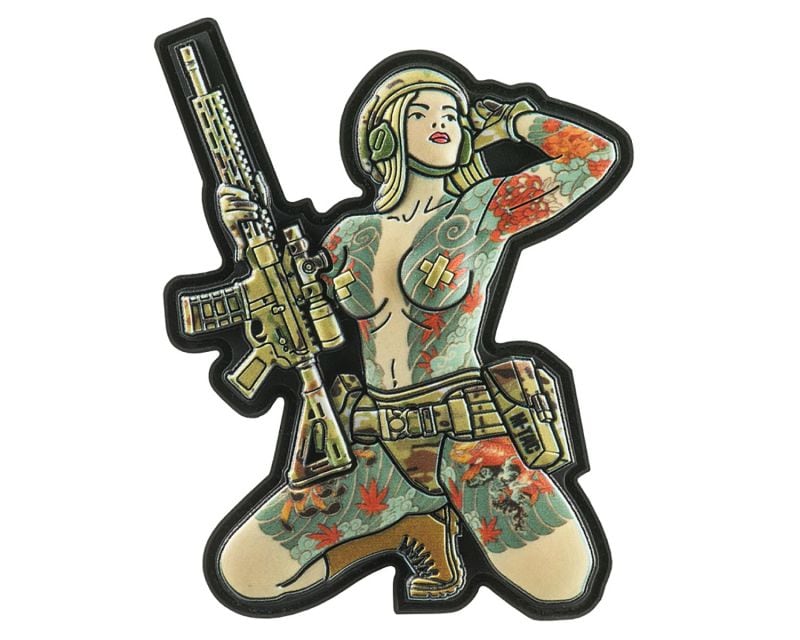 M-Tac Tactical Girl No1 Yakuza PVC Patch - MultiCam