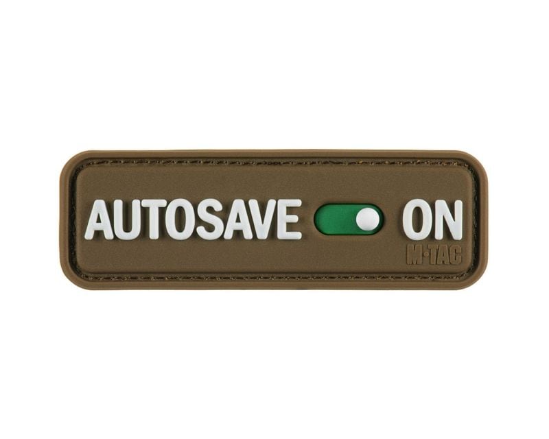 M-Tac AUTOSAVE ON PVC patch - Coyote