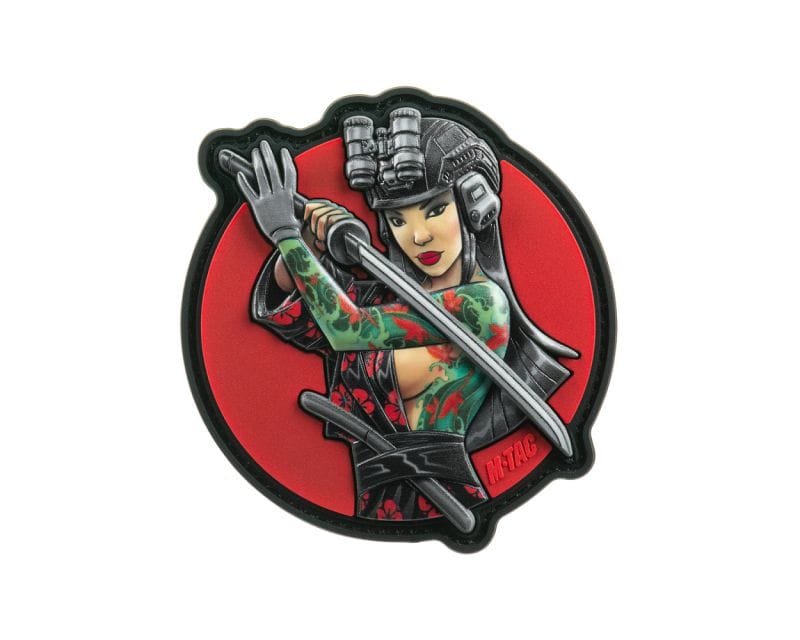 M-Tac Tactical Girl No 3 Vodogray 3D PVC patch - Turquoise