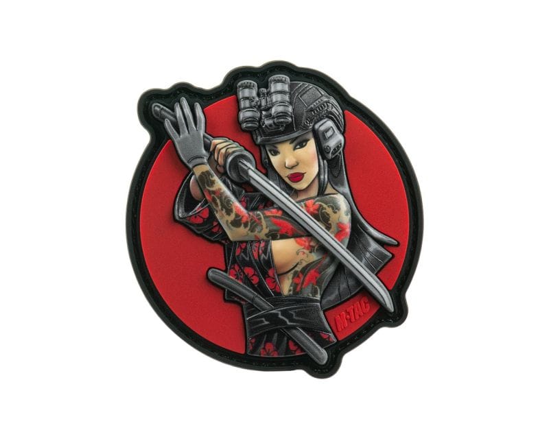 M-Tac Tactical Girl No 3 Vodogray 3D PVC patch - Black