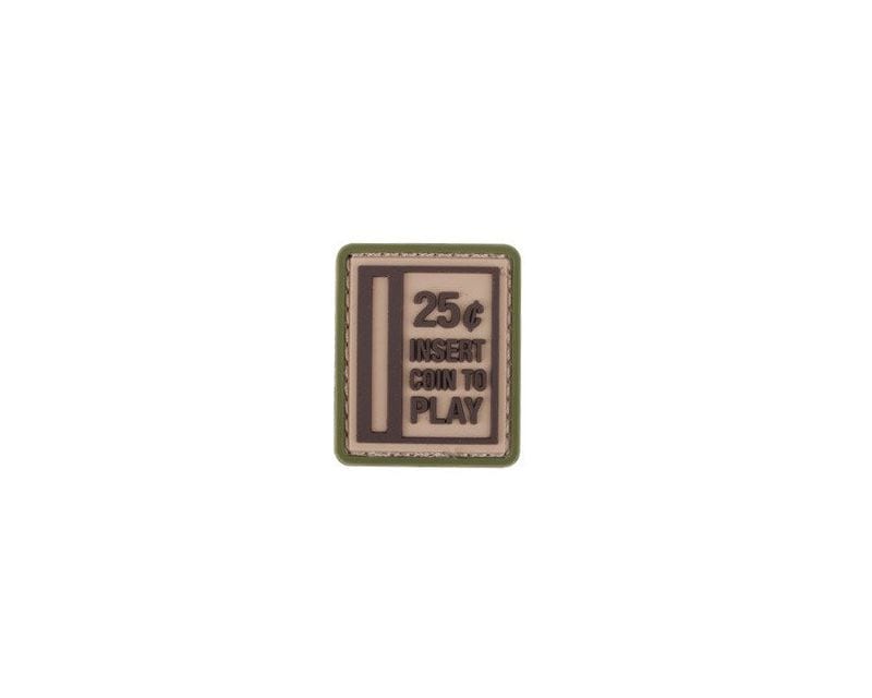 101 Inc. 3D Insert Coin to Play Morale Patch – Sand